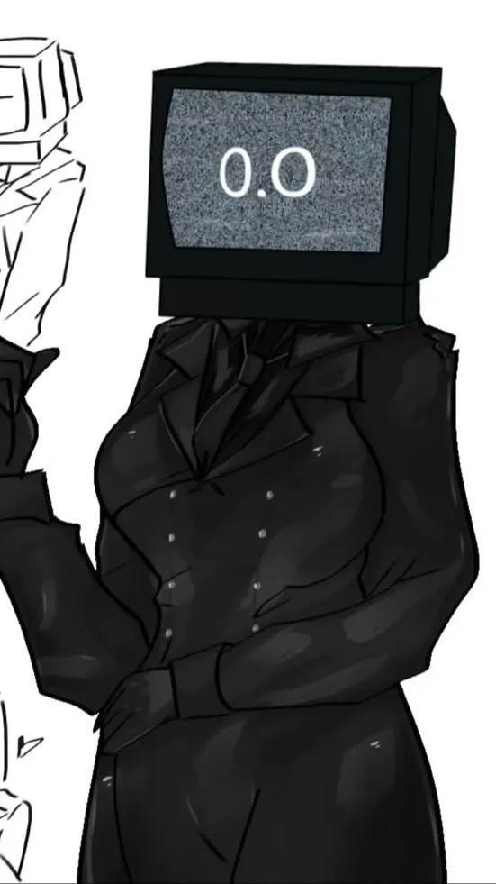 ai character: female tv man background