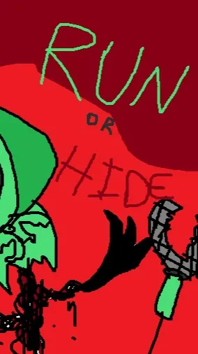 ai character: Run or Hide DW AU background