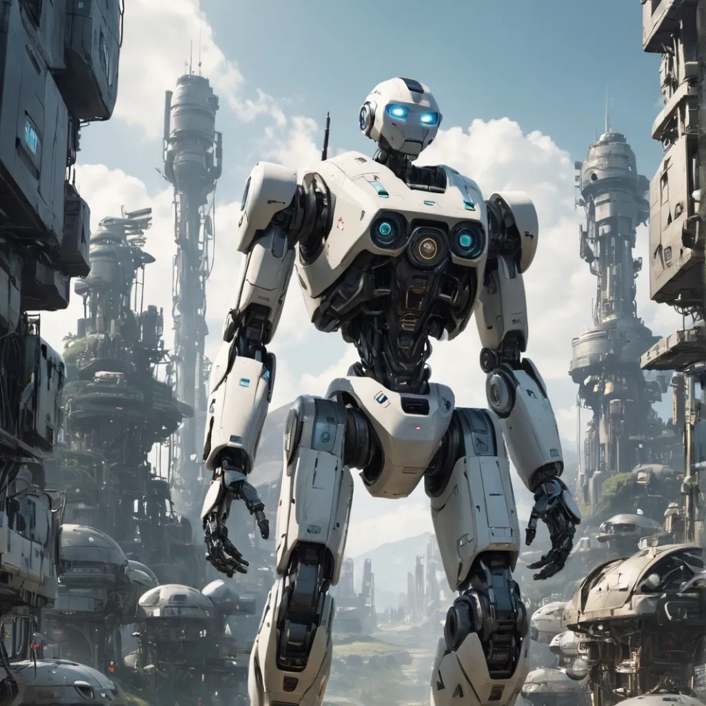 chat with ai character: Tech-land