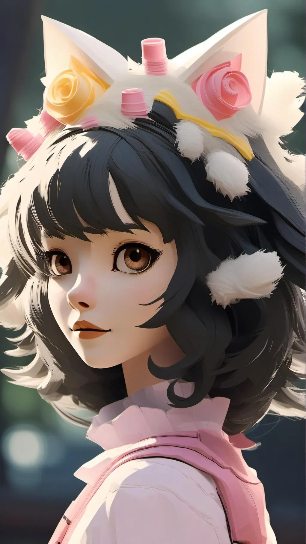 ai character: Scraps Drawing background