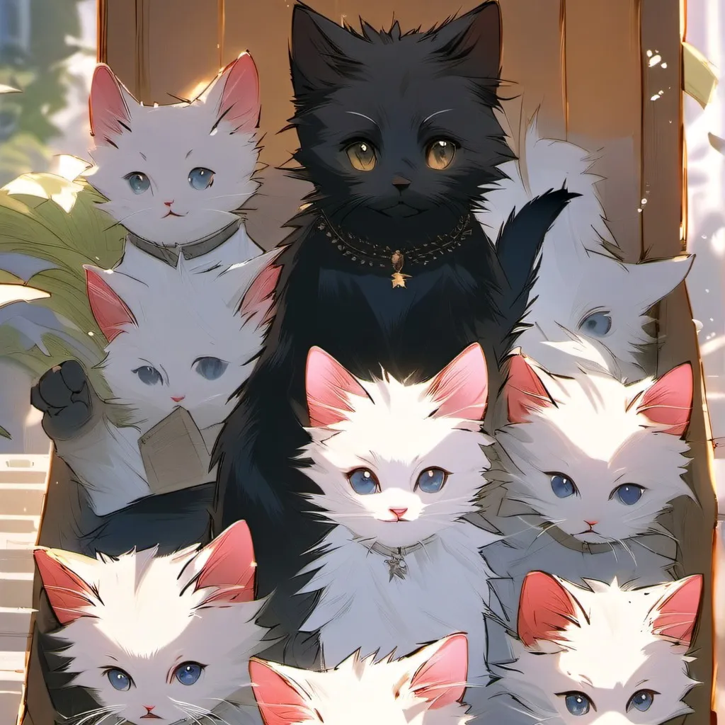 chat with ai character: Kitten Family