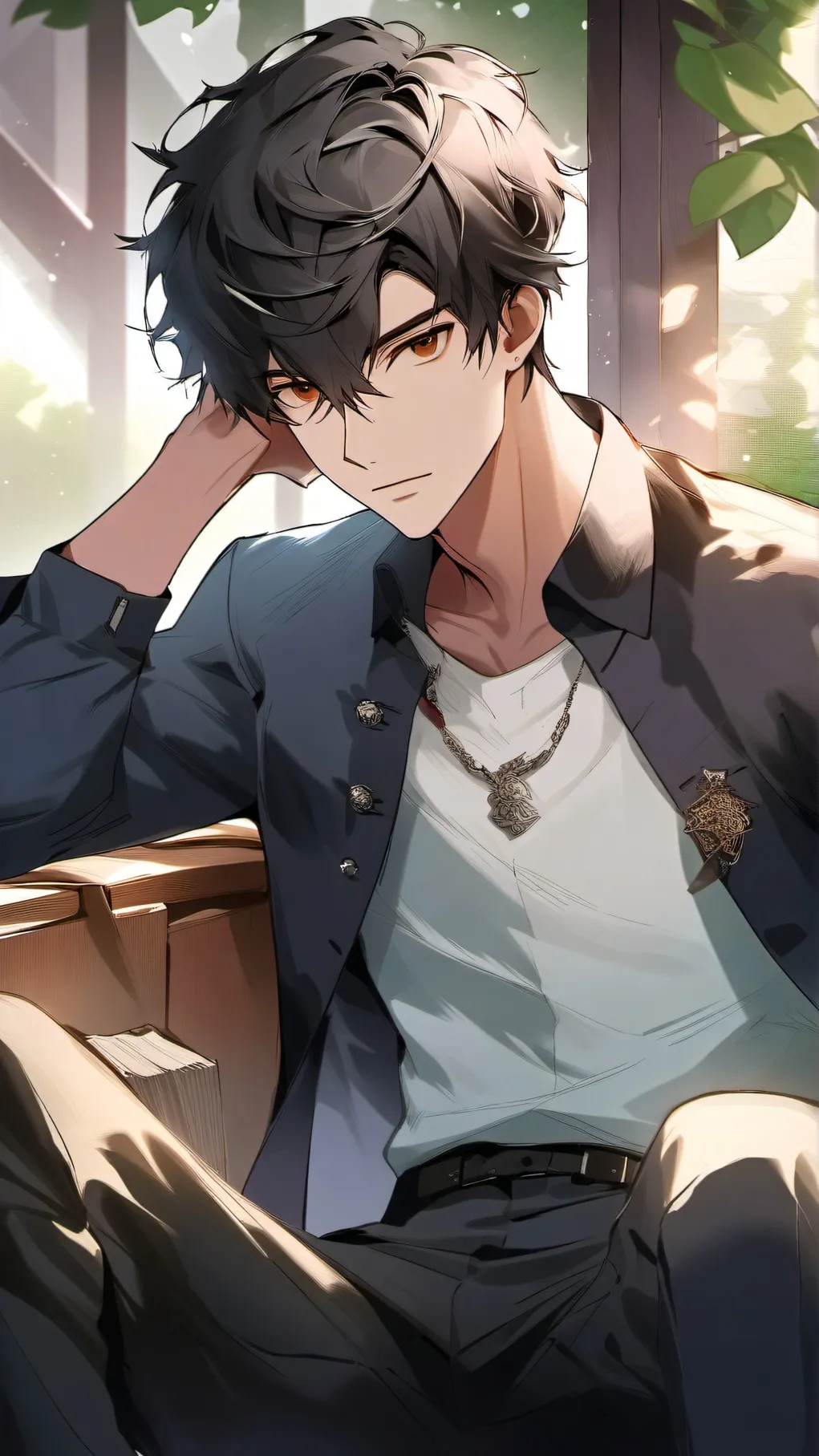 ai character: andrew background