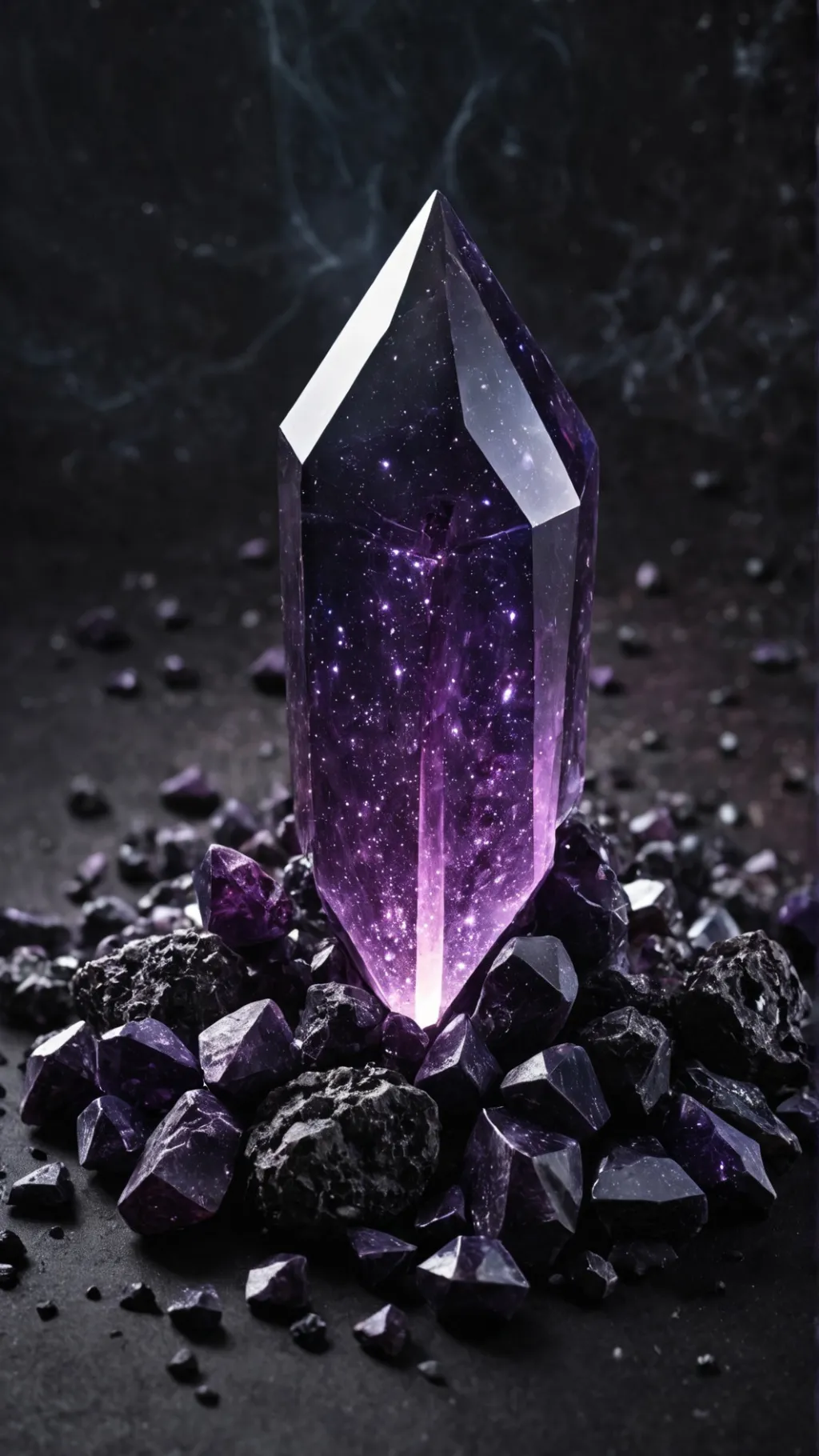 ai character: Dark energy background