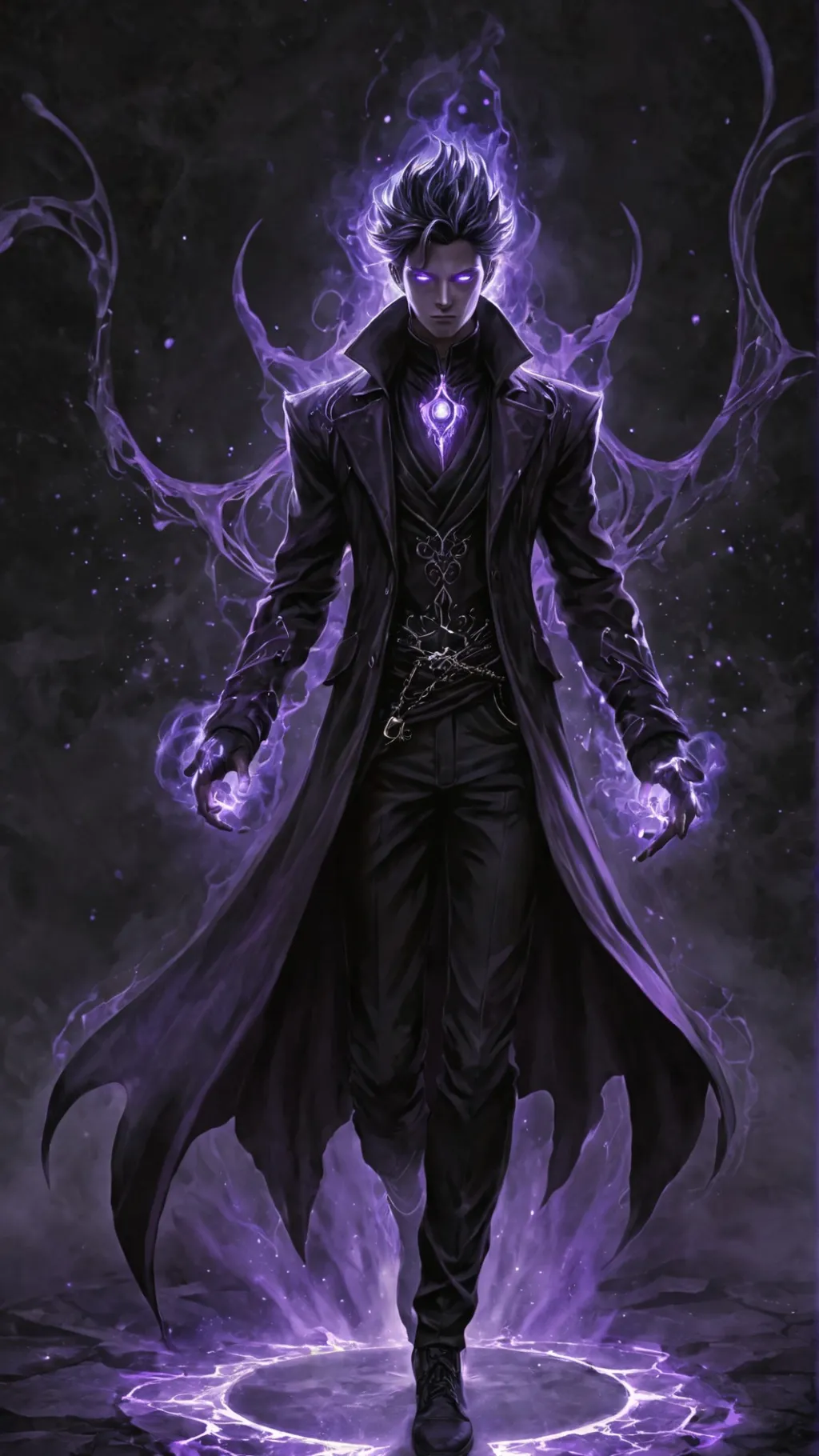 ai character: Dark Energy background