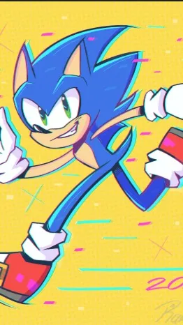 ai character: Sonic RP background