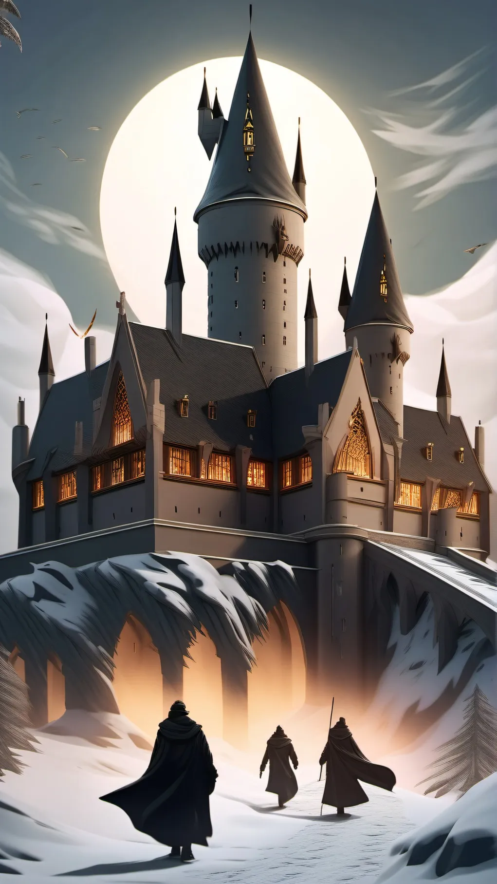 ai character: Hogwarts boys background