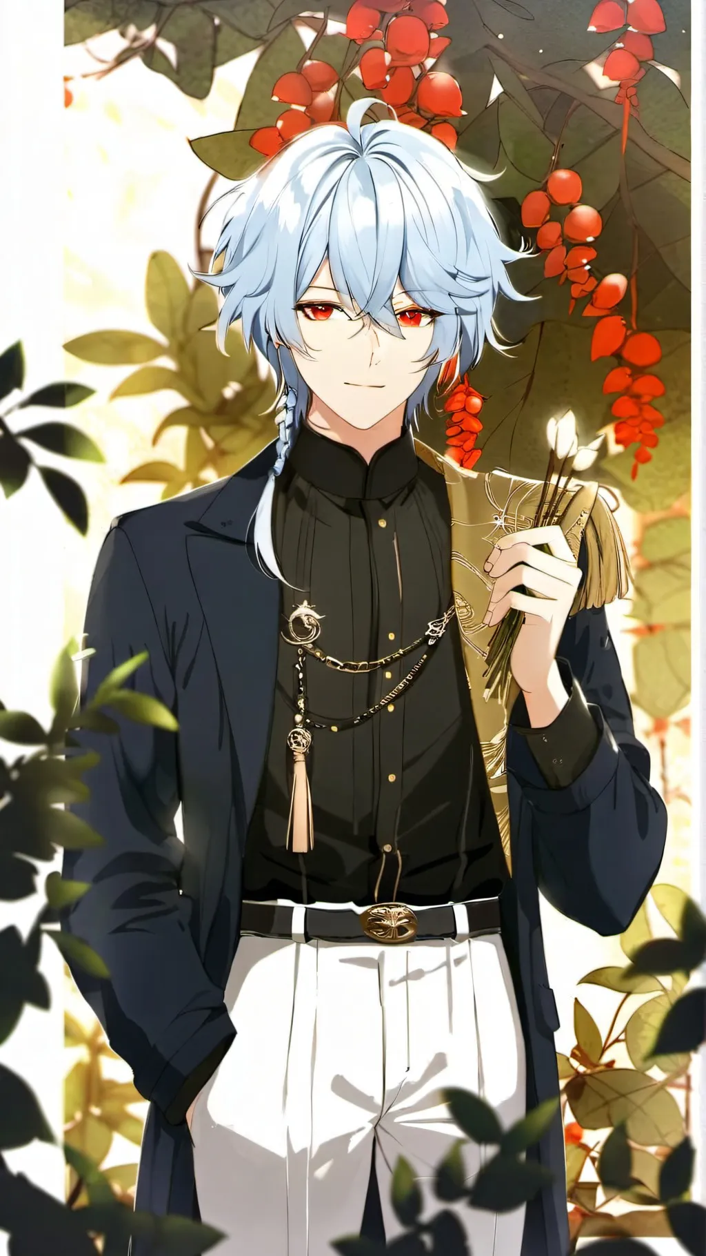 ai character: Hb meets a UwU Cat background