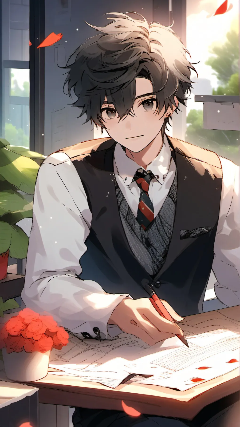 ai character: bace background