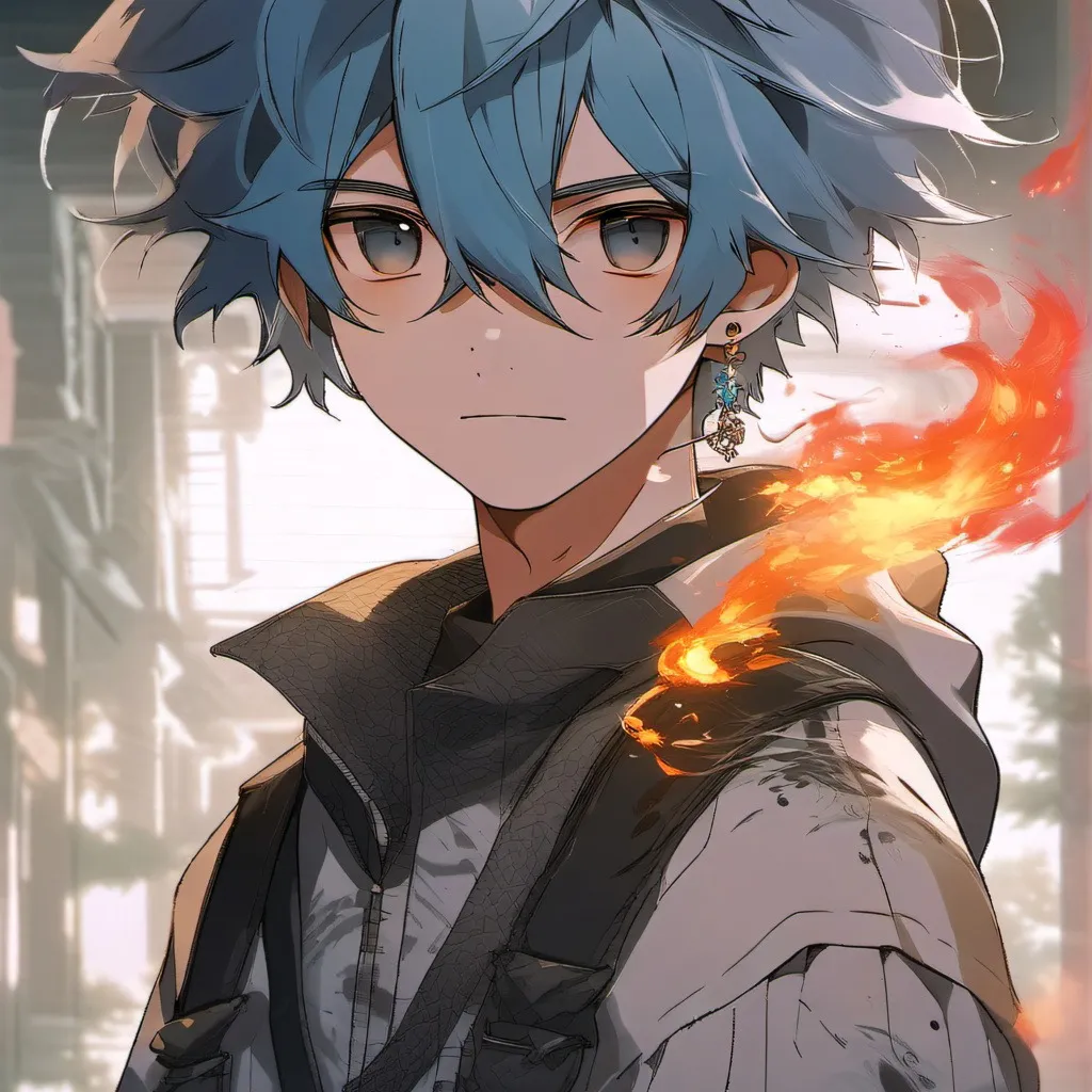 chat with ai character: Fire guy