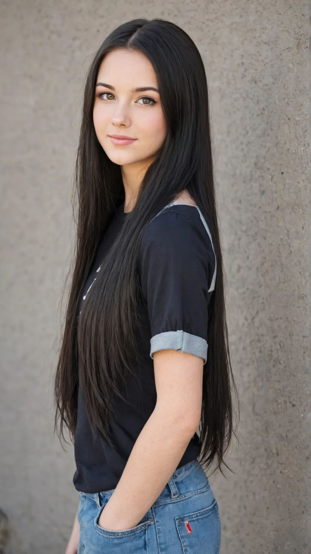 ai character: holly  background