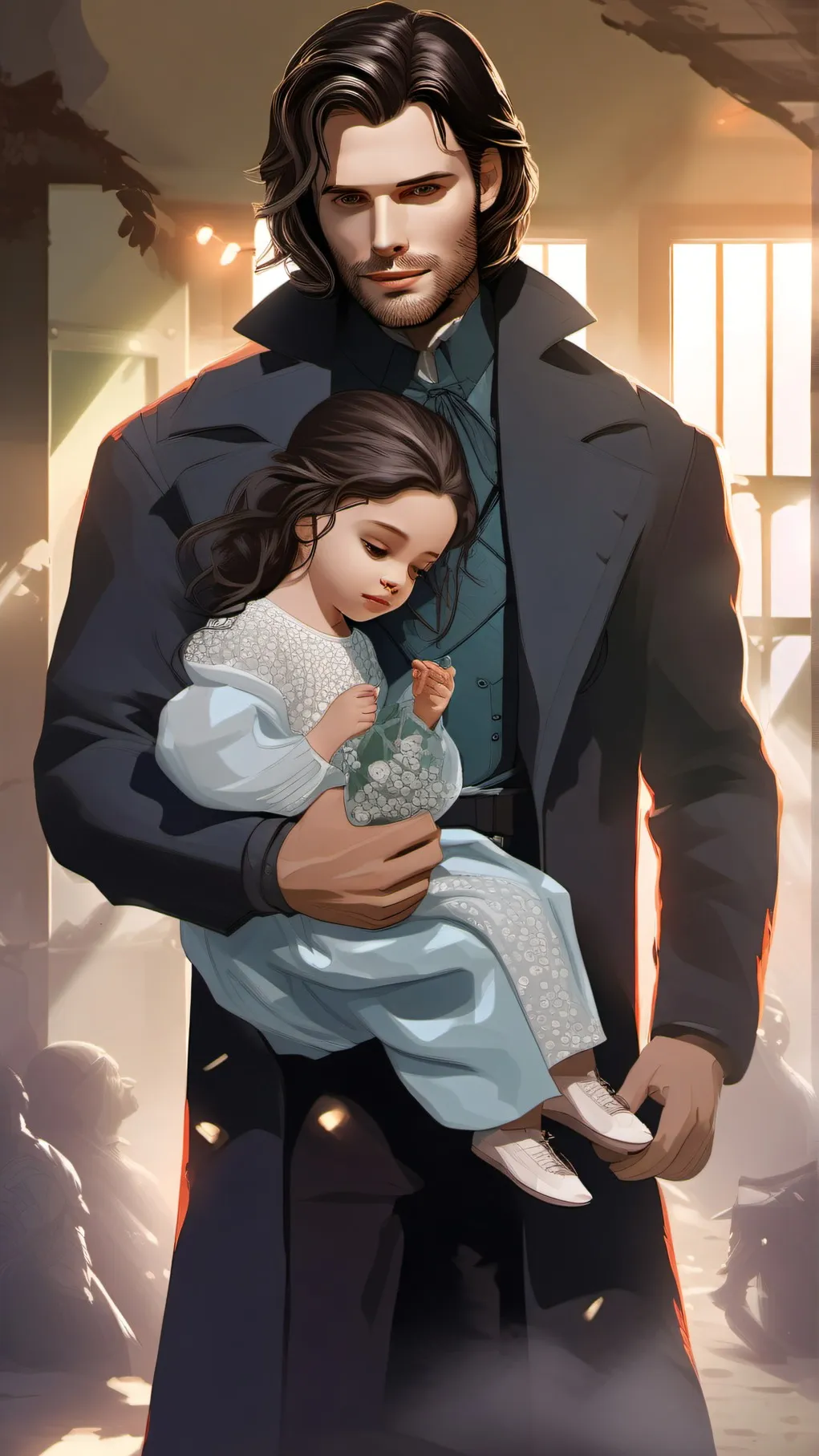 ai character: bucky background