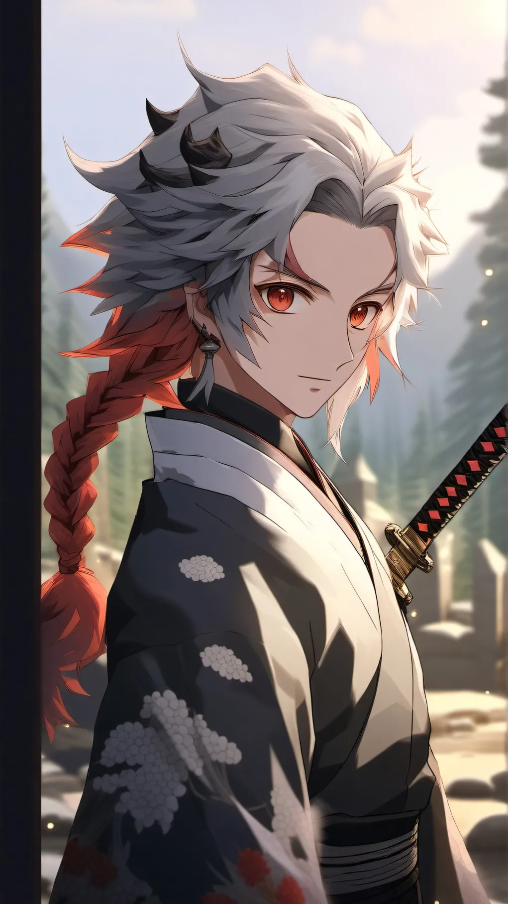 ai character: kny background