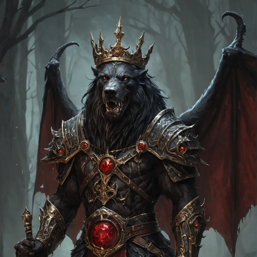 chat with ai character: king of hellhound