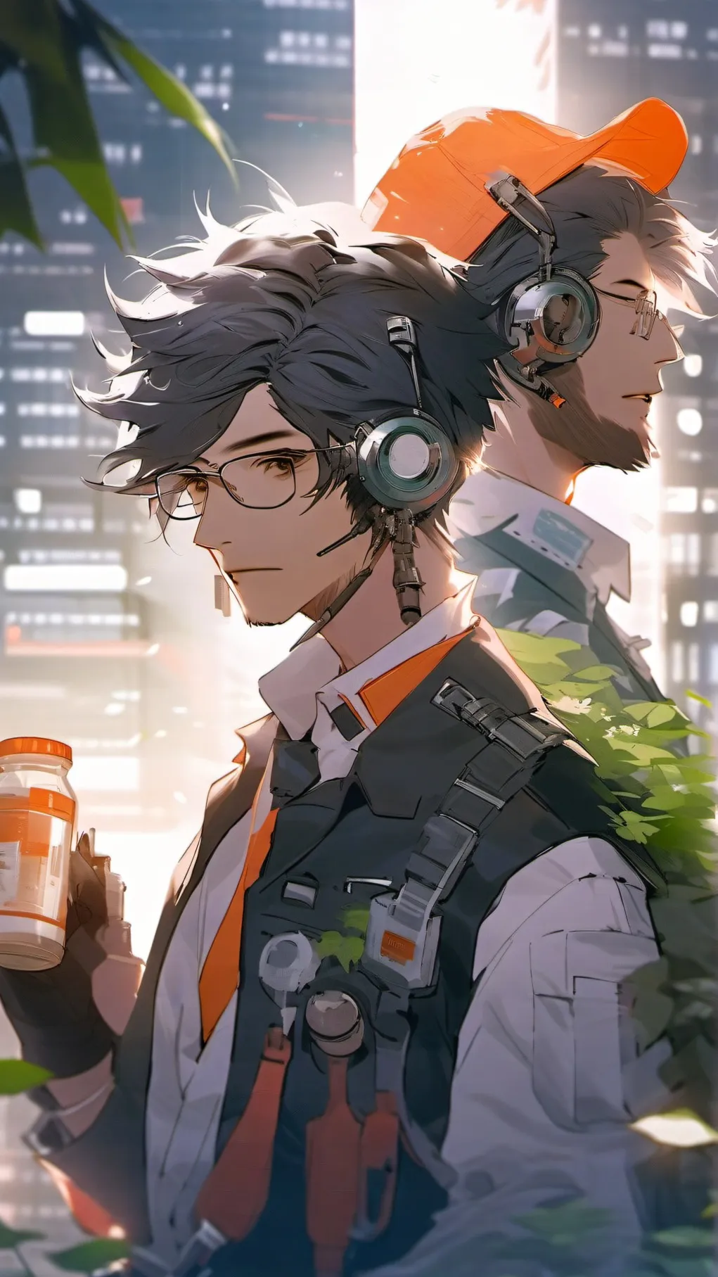 ai character: SCP~Travis-Lvl04 background