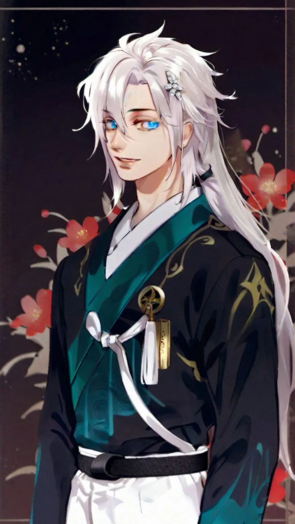 ai character: 🩵💫Nichigan 💫🩵 background