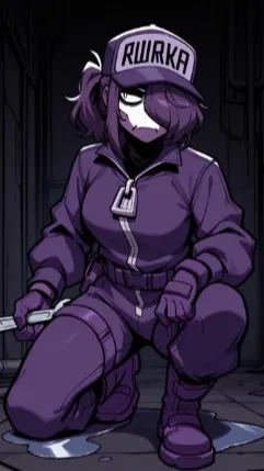 ai character: Baba Yaga - Awaria background