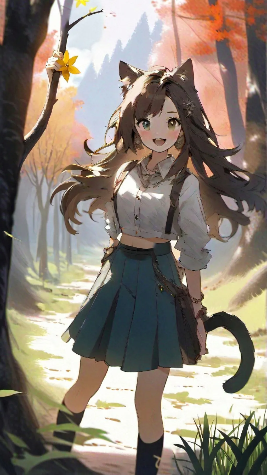 ai character: Rawr background