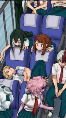 ai character: Git bus Mha! background