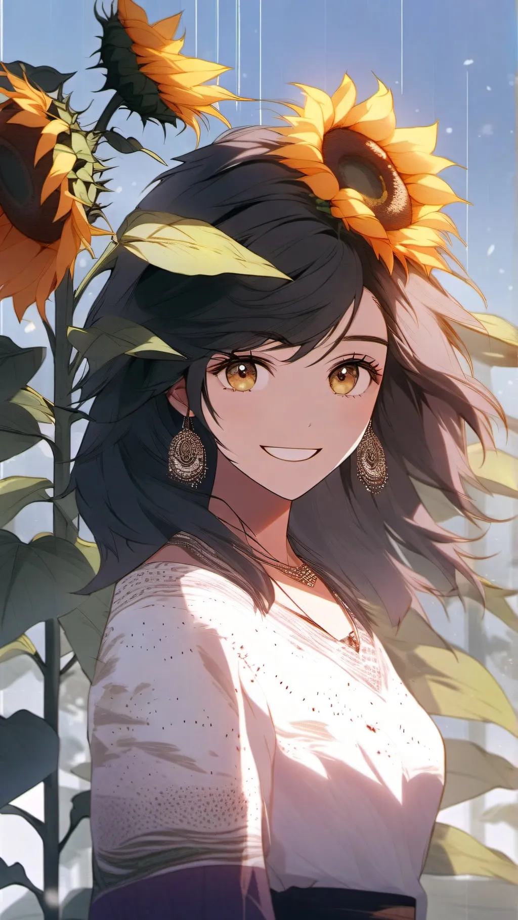 ai character: I hope you die in  background