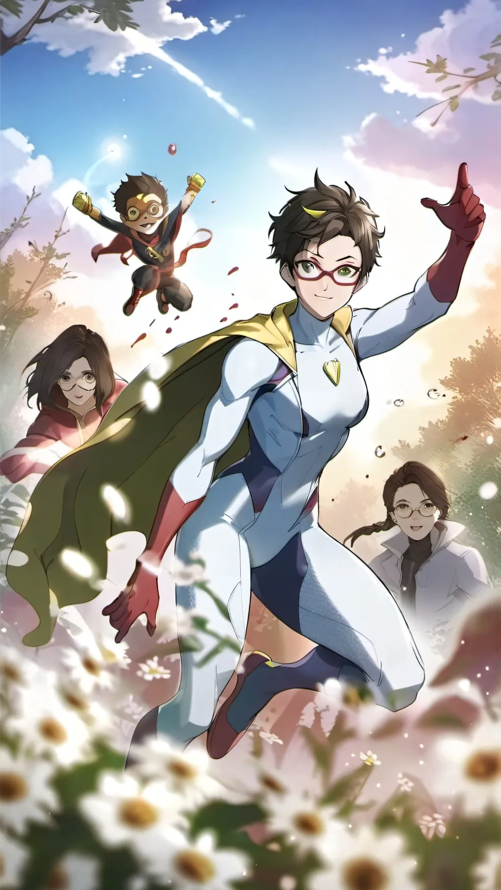 ai character: The New Hero Team background