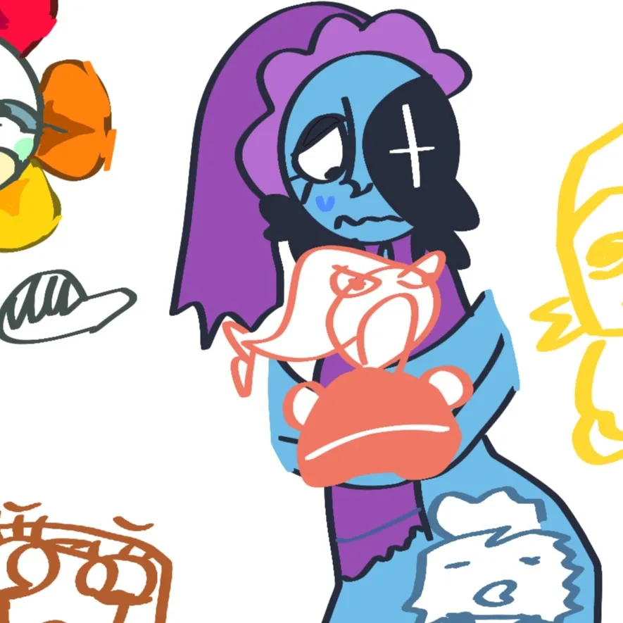 chat with ai character: Dandy World baby 