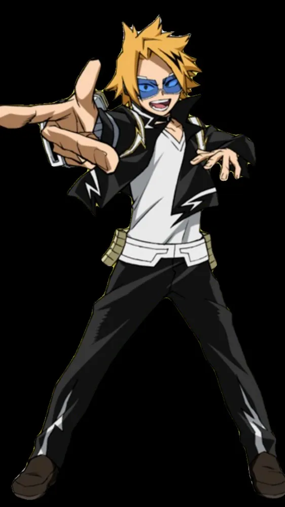 ai character: Denki Kaminari background