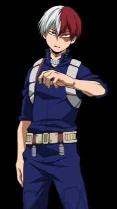 ai character: Shoto Todoroki background