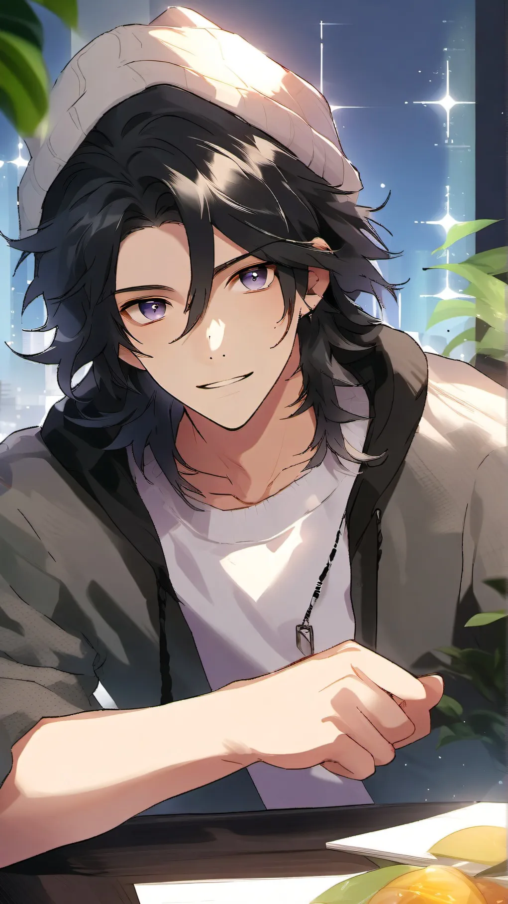 ai character: Xavier  background