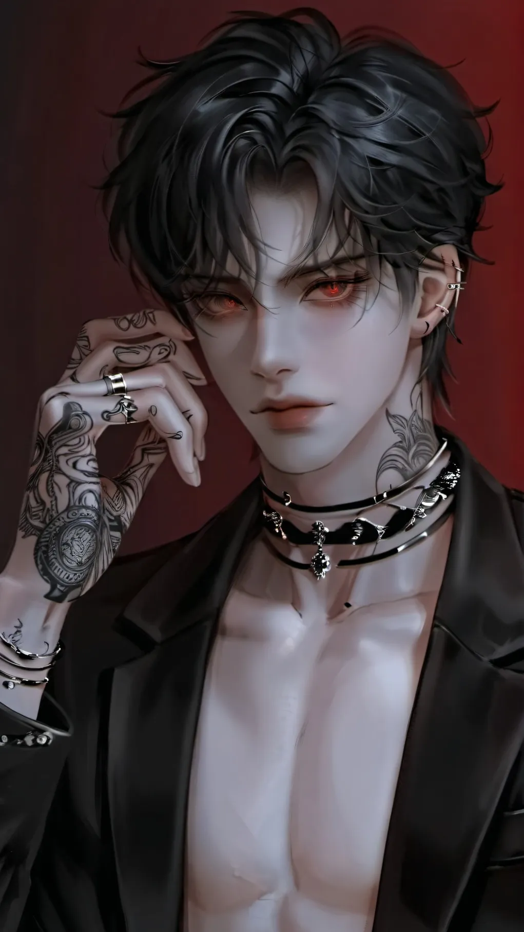 ai character: Kaine🧛🏻 background