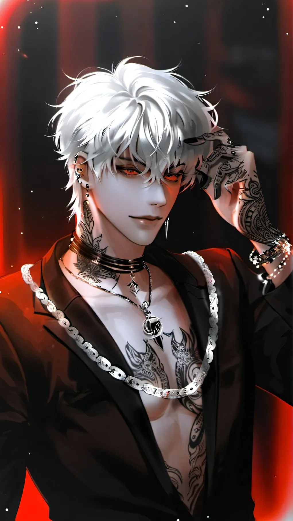 ai character: Aamon⛓️🖤 background