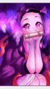 ai character: Nezuko Kamado background