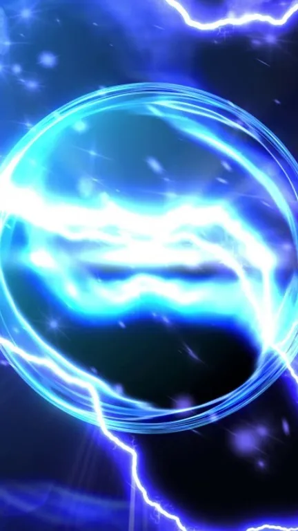 ai character: Magical orb background