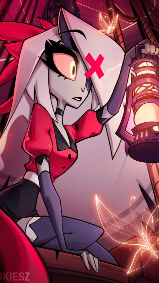 ai character: Charlie VS Lamp background