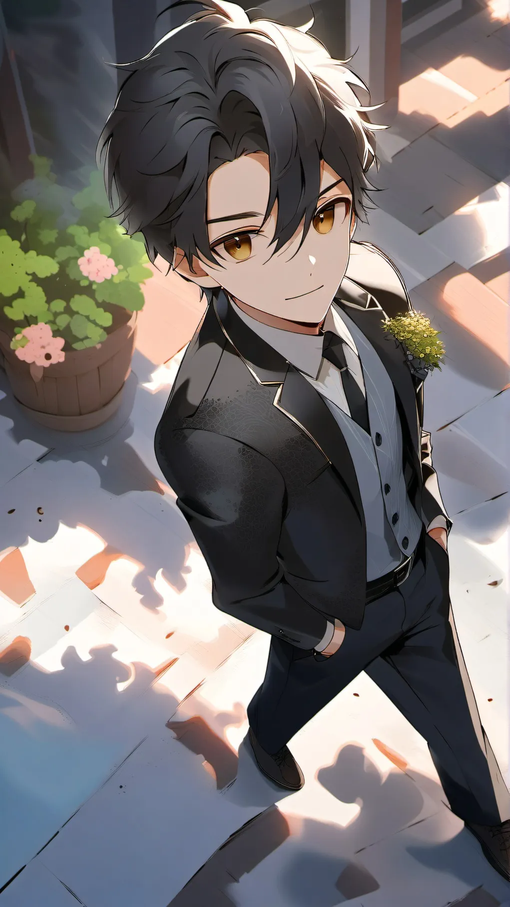 ai character: Archer background