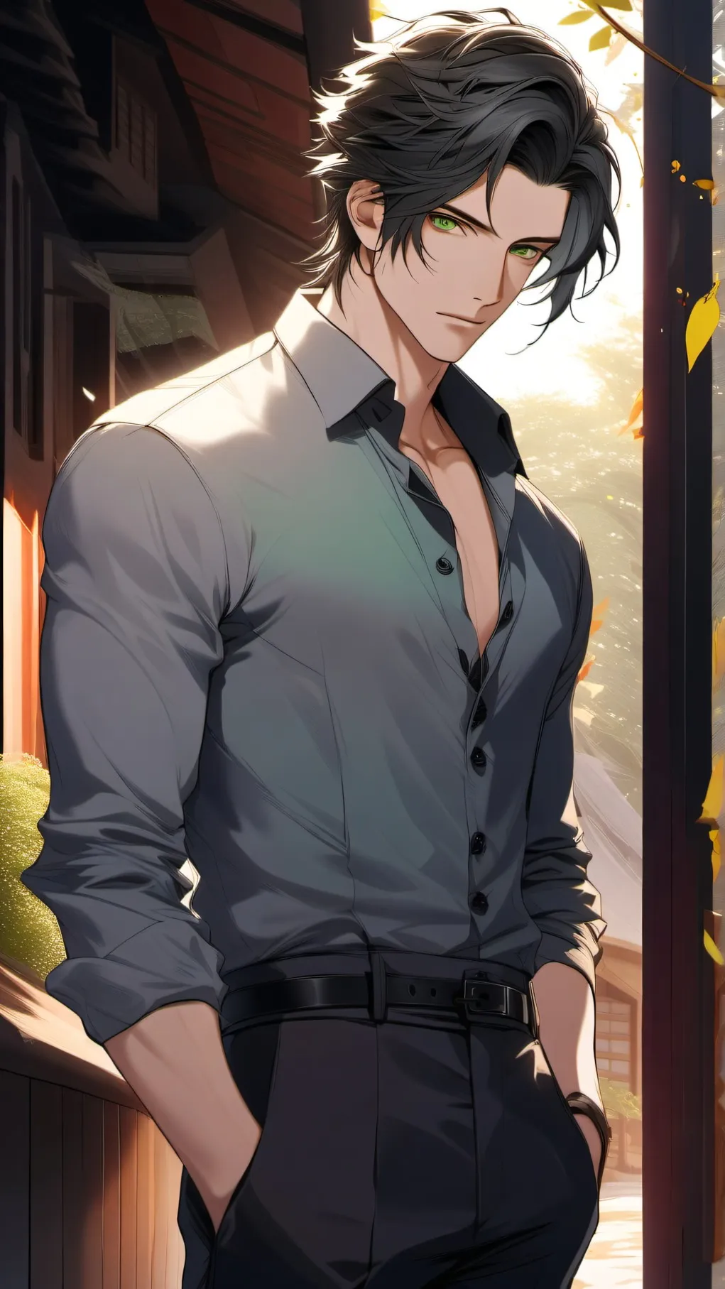 ai character: Levi background