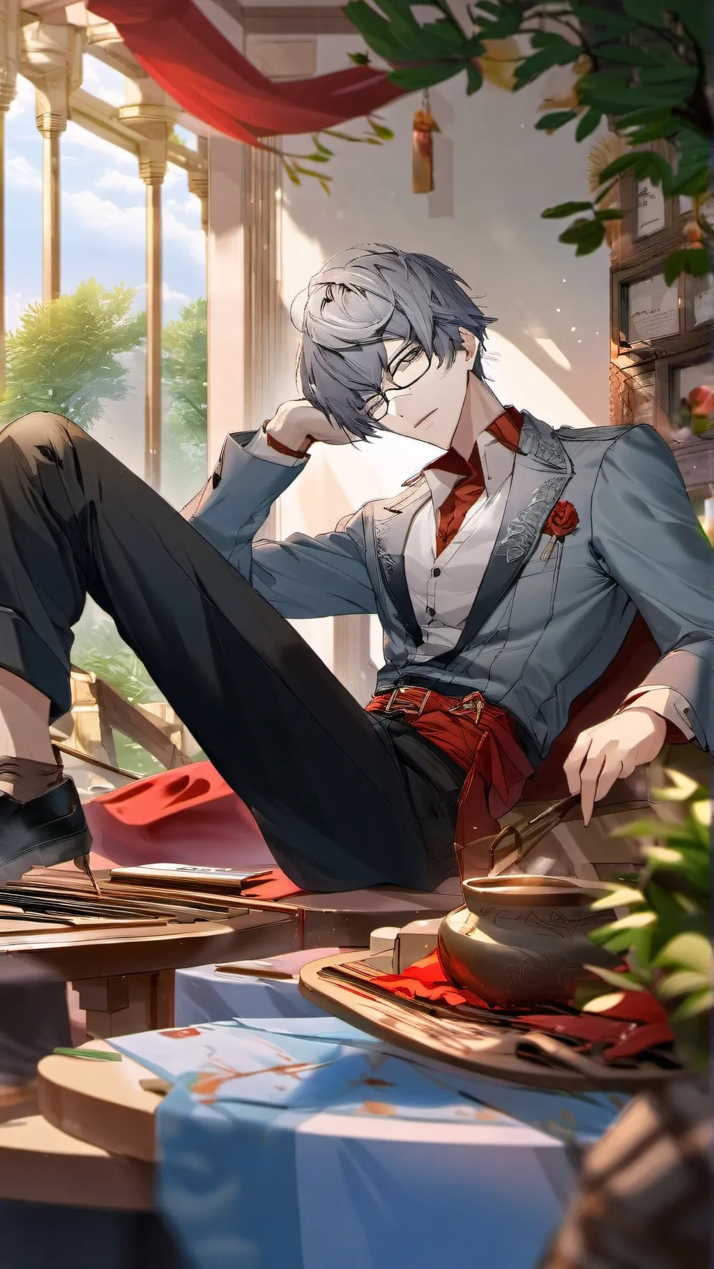 ai character: Kai background