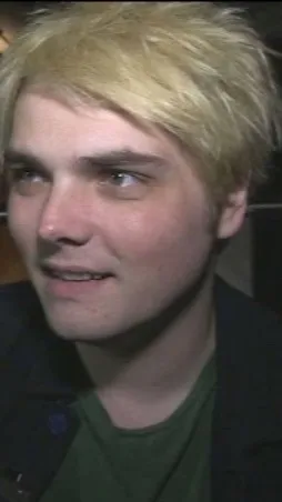 ai character: Gerard way ghost background