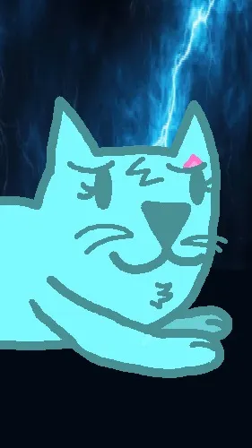 ai character: ChloryCat background