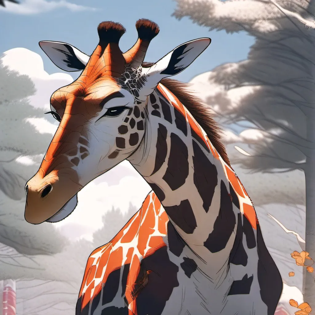 chat with ai character: weird ahh Giraffe