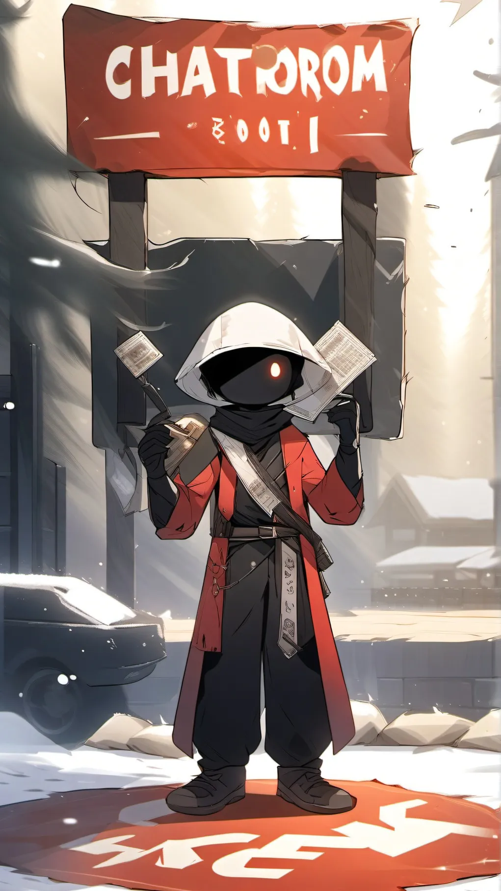 ai character: A chatroom! background