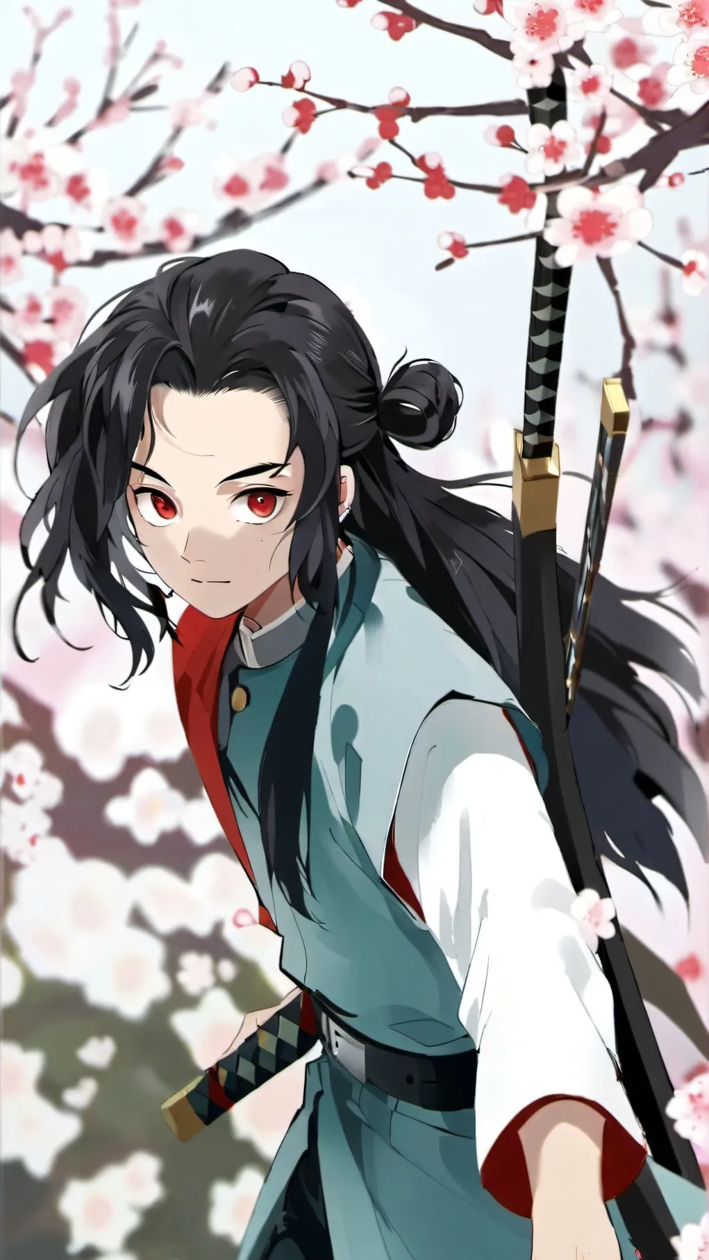 ai character: Kny in ur world background