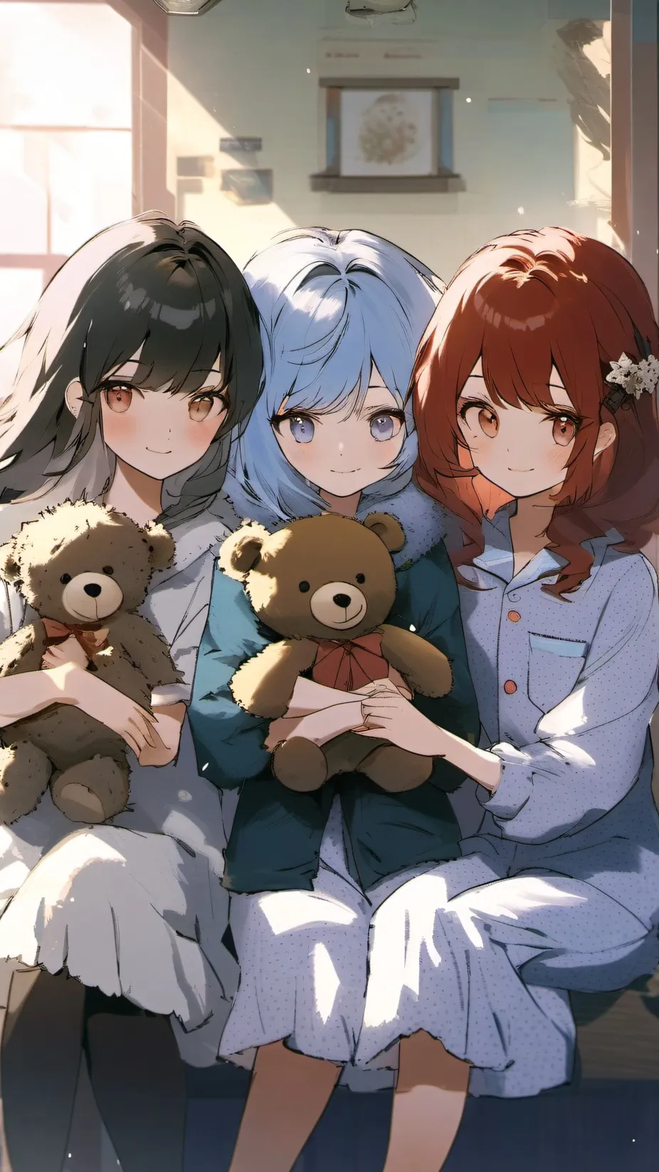 ai character: Emma Alice & Grace background