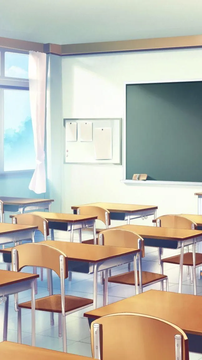 ai character: classroom background