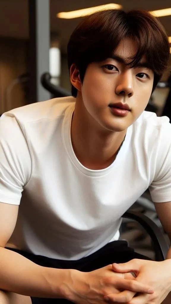 ai character: Jin - Work-out background