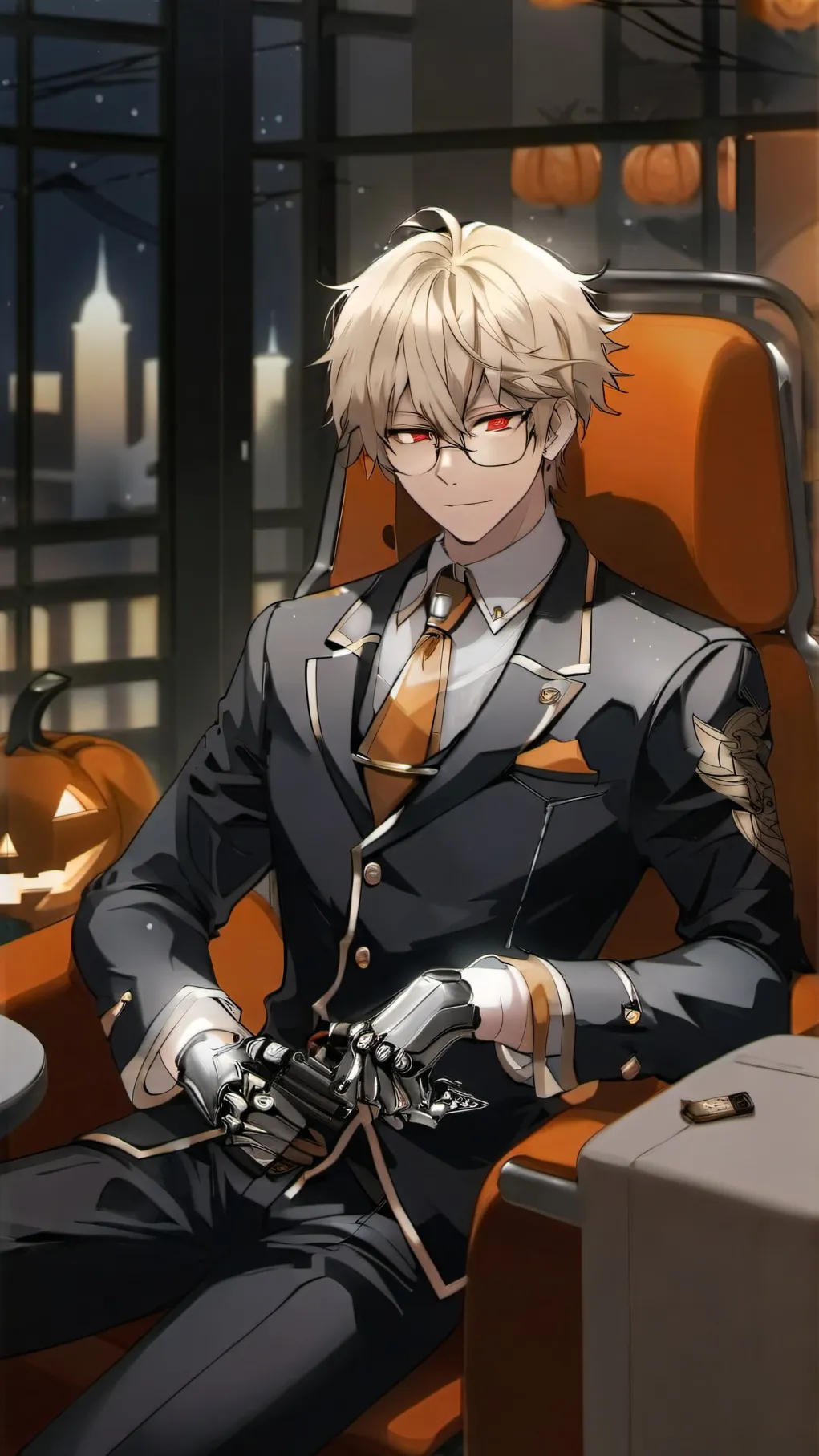 ai character: Katsuki bakugo background