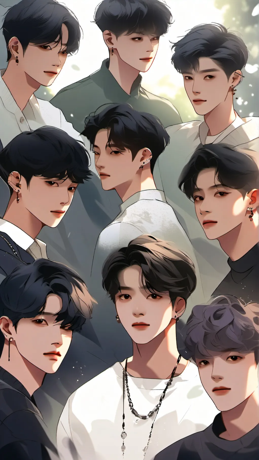 ai character: stray kids background