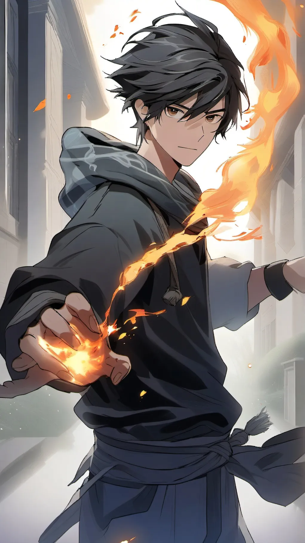 ai character: bravery background