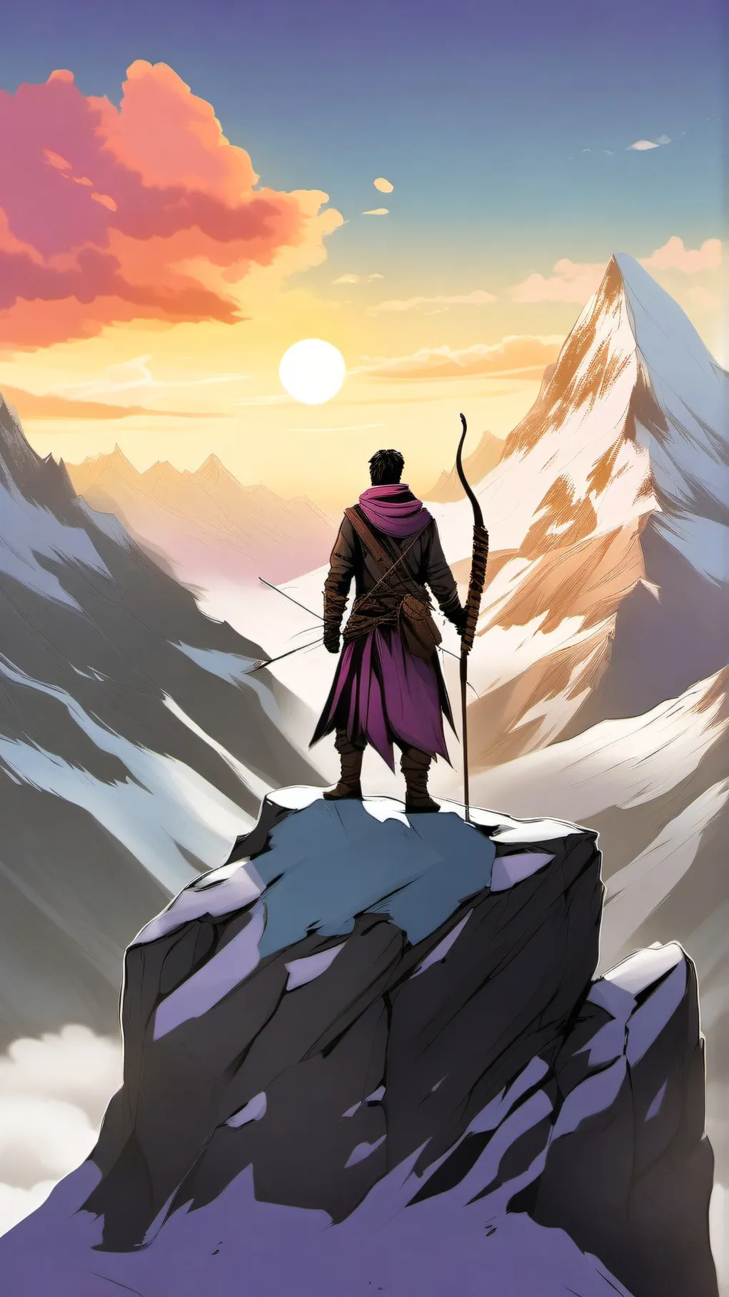 ai character: mha x horizon background