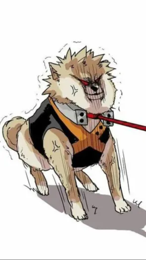 ai character: Bakugo chihuahua background