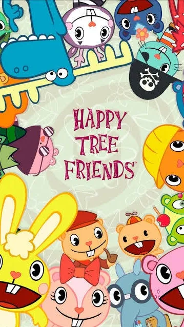 ai character: Happy Tree Friends background